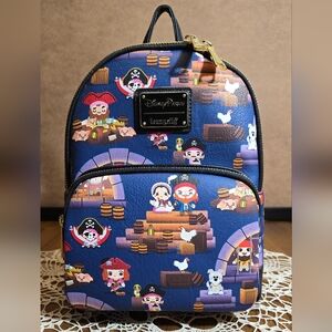 Disney Parks Loungefly Pirates Of The Caribbean Mini Backpack Chibi Style